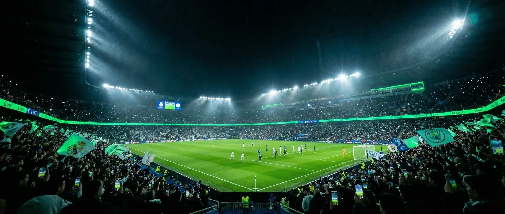 欧冠八强对决赛事现场氛围 - 球速体育